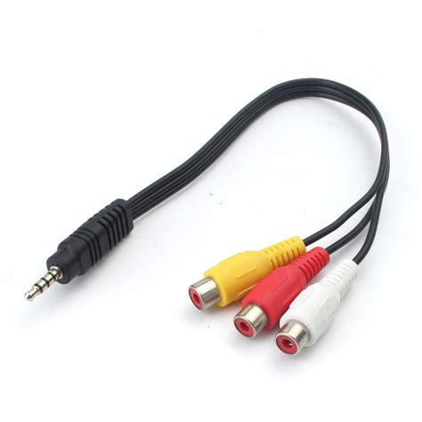 mm mini av macho   rca hembra cable de audio video cable estereo adaptador de cable venta
