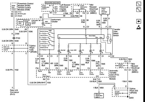 wiring diagram   silverado  push button front actuator