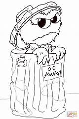 Oscar Coloring Grouch Pages Grumpy Drawing Template Print Printable Comments Getdrawings sketch template