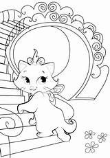 Colorir Gatinha Gata Gatita Imprimir Subindo Escadas Kolorowanki Dinokids Aristocats Fazendo Tudodesenhos Dzieci Subiendo Rayito Anúncios sketch template