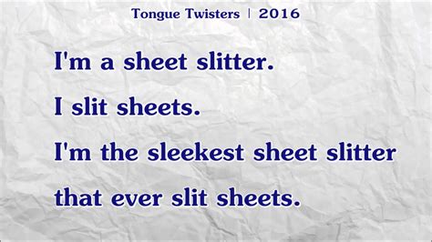 tongue twisters 220 youtube