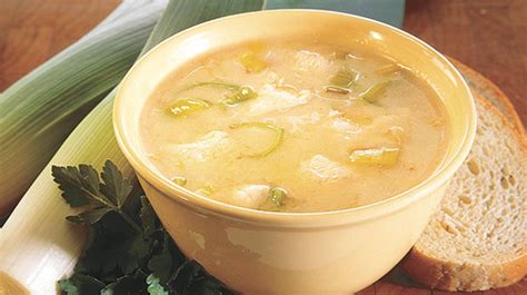 creamy chicken  leek soup