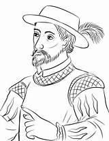 Ponce Juan Coloring Hernando León Pages Leon Soto Discovery Age Categories Supercoloring sketch template