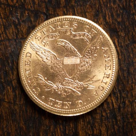 lot  ten dollar gold coin liberty head variety