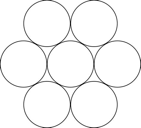 tangent circles clipart
