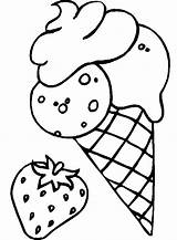Ice Cream Coloring Pages Print Color Kids sketch template