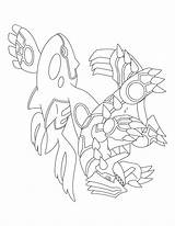 Pokemon Coloring Groudon Kyogre Pages Primal Coloriage Mega Empoleon Ausmalbilder Vs Colouring Awesome Drawing Line Getdrawings Print Library Printable Clipart sketch template