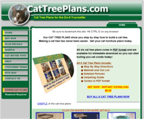 cattreeplanscom cat tree plans    cat furniture plans   build  cat condo