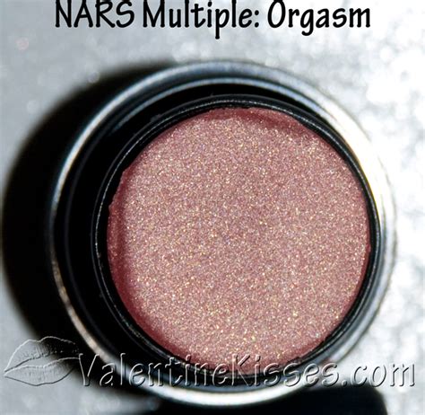 valentine kisses nars multiple in orgasm swatches and review