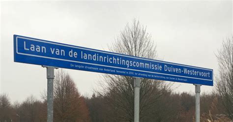 dit  de langste straatnaam van nederland arnhem adnl