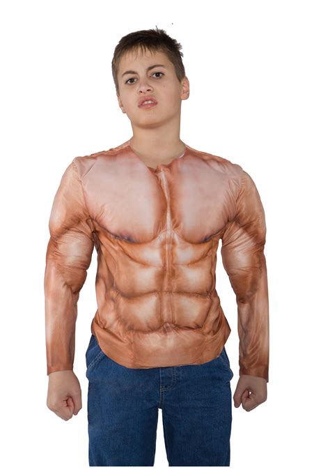 padded muscle kids shirt