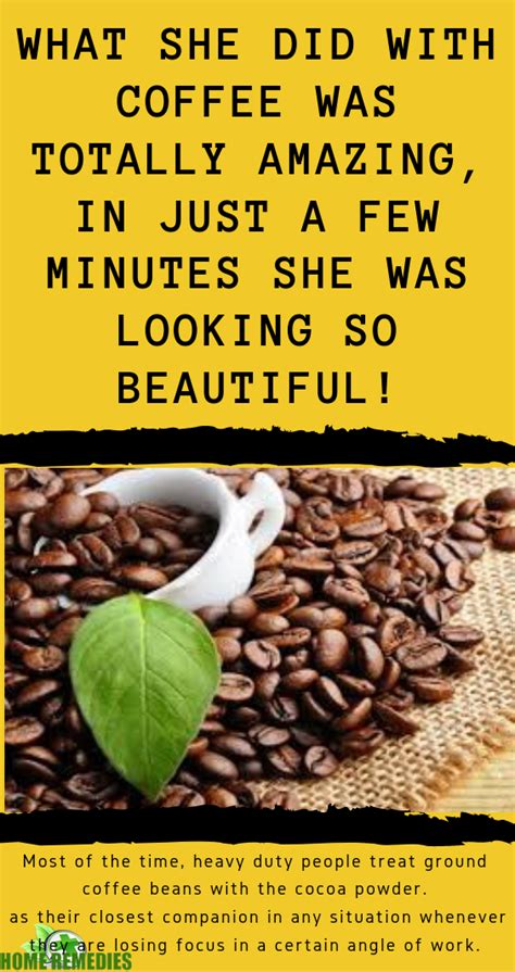 what she did with coffee was totally amazing in just a few minutes she