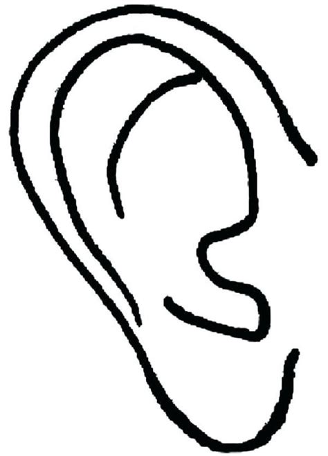 animal ears coloring pages ear picture animal ears bear coloring pages