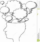 Empty Clipart Head Mind Clipground sketch template