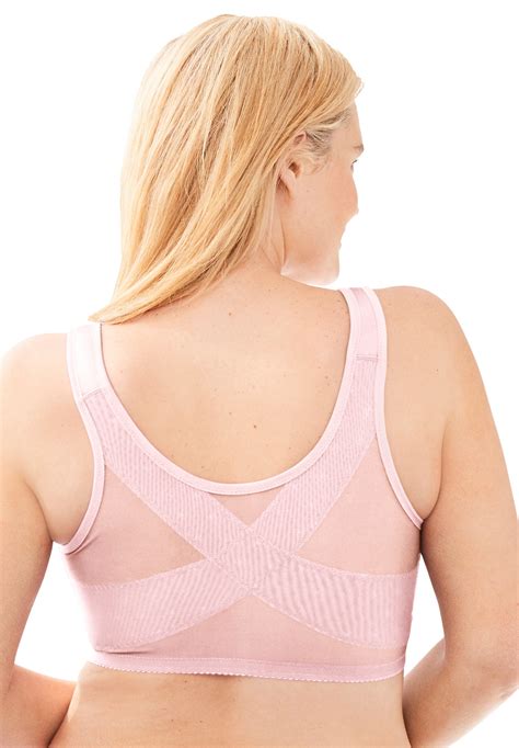 comfort choice women s plus size easy enhancerandreg wireless posture bra