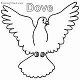 Dove Coloring Pages Print Printable Color Getcolorings Kids sketch template