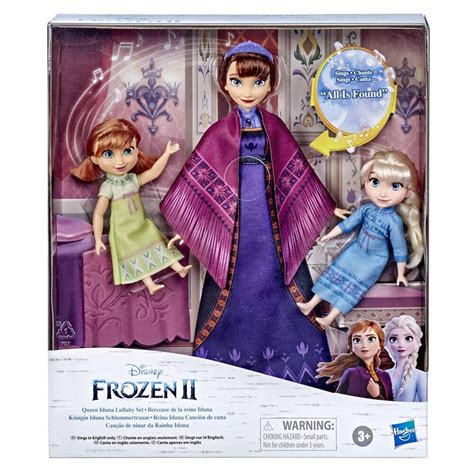 Disney S Frozen 2 Queen Iduna Lullaby Set With Elsa And Anna Dolls