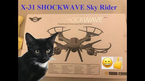 shockwave sky rider drone wifi camera youtube