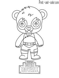 fortnite bear coloring pages coloring pages kindergarten coloring pages