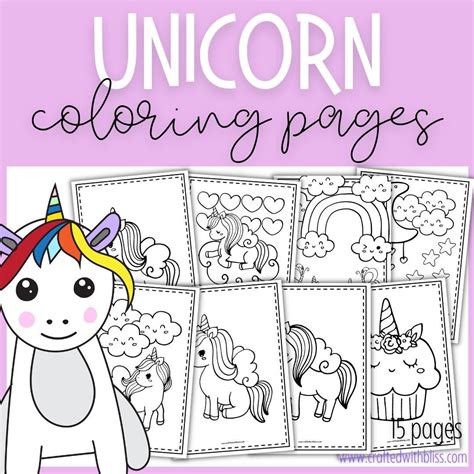 unicorn coloring pages unicorn coloring printable unicorn etsy