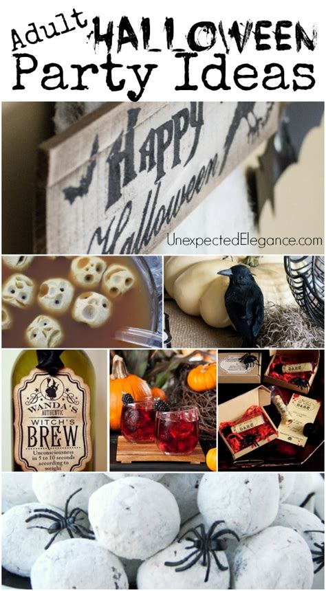 Throw A Spooktacular Adult Halloween Party Unexpected Elegance