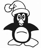 Penguin Coloring Santa Christmas Pages Hat Clipart Printable Gif Penguins Print Cliparts Kids Printables Clip Printactivities Clipartbest Library Popular sketch template