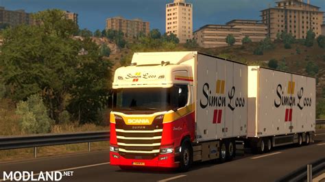 simon loos special edition 100ste scania skin mod for ets 2