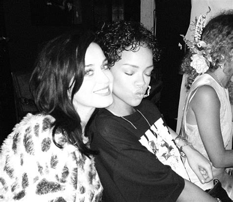 rihanna kissed a girl and she liked it singer puts on a tactile