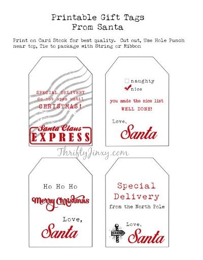 images  printable secret santa gift tags secret santa gift