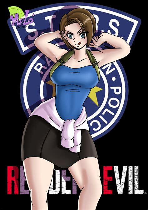 Jill Valentine Resident Evil By Melo Draws On Newgrounds