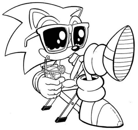 sonic  hedgehog coloring pages printable