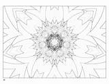 Fractal Kaleidoscopes Pomegranate sketch template