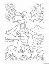 Ferns Tyrannosaurus sketch template