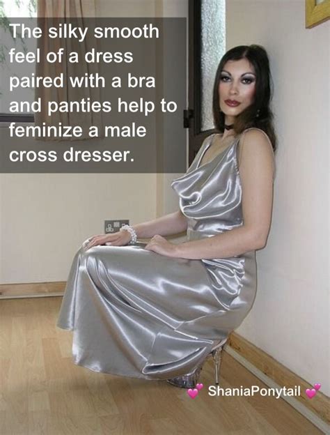 xdressers male to female transformation sissy captions bras and