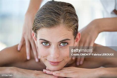 Blonde Woman Massage Photos And Premium High Res Pictures Getty Images