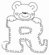Alfabeto Ursinhos Abecedario Bear Ursinho Termos Buscados sketch template