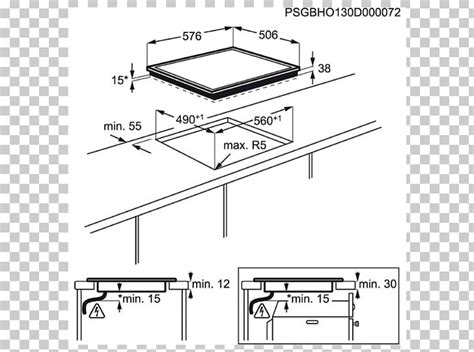 induction cooking furnace hob wiring diagram electrolux png clipart angle area black