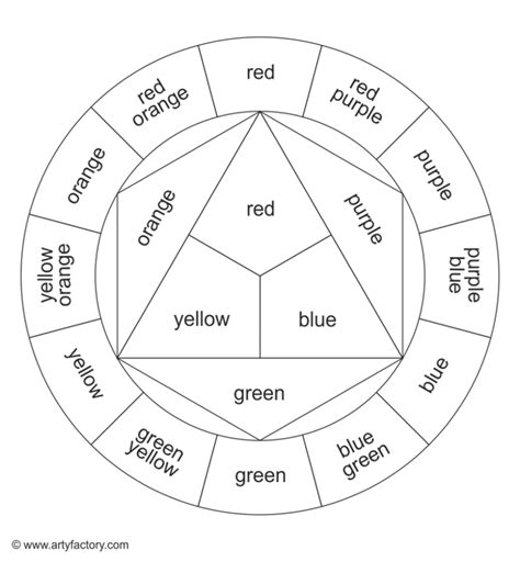 color theory wheel worksheet