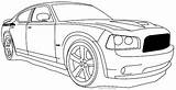 Charger Car Daytona Challenger Coloringsky Chargers Coloringpages Coloringbook Onlycoloringpages sketch template