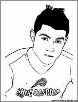 Coloring Pages Ronaldo Cristiano Colouring Celebrity Color Printable Print sketch template