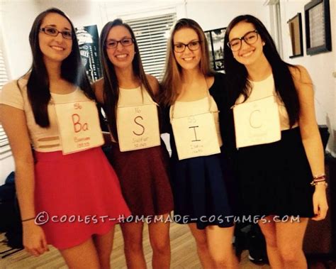 cheap cute and easy group college girl costume