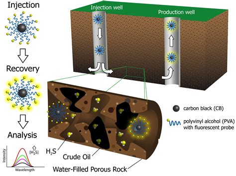 hydrogen sulfide nanoreporters gather intel  oil  pumping