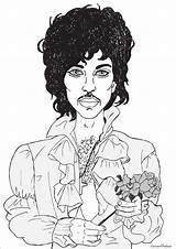 Prince Drawing Singer Paintingvalley Musician sketch template