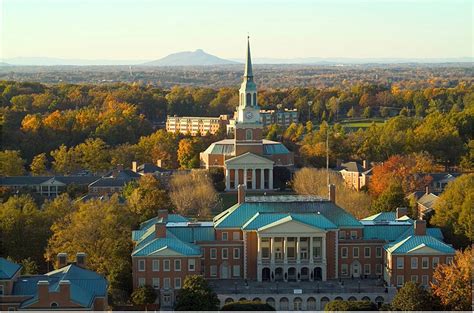 exploring wake forest university college weekends