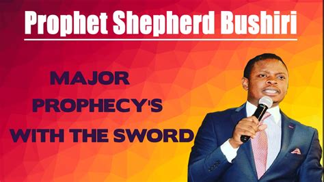prophet bushiri february   sunday service major prophecys   sword youtube