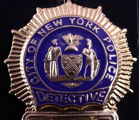york city police detective badge