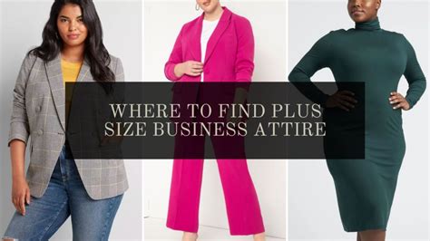 find  size business attire