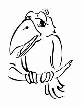 Corbeau Corvo Colorear Branche Cuervos Raben Malvorlage Zum Cuervo Vogel Ast Buffo Ramo Ausmalen Caricatura Coloriages Corvi Crows Stampare Krahe sketch template