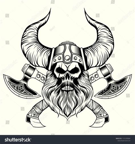 pin   lo   art viking skull art viking skull viking drawings