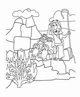 Moses Coloring Pages Bush Exodus Sees Land Burning Burned Promised Search Print Getcolorings Da Getdrawings Again Bar Case Looking Don sketch template